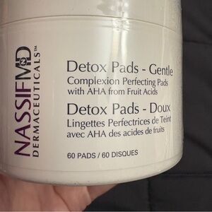 NassifMD Detox Pads Detox Facial Pads - 60ct sealed - NIP